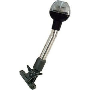 Σπαστός Φανός Περίβλεπτος με Ιστό Μαύρο Κέλυφος 24cm 01320-B, Eval