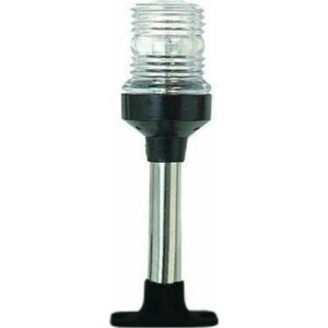 Φανός Περίβλεπτος με Πλαστική Βάση και Μαύρο Κέλυφος 15cm 01314-15B, Eval