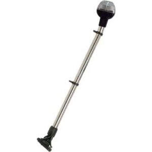 Σπαστός Φανός Περίβλεπτος με Ιστό και Βάση Νάυλον Μαύρο Κέλυφος 62cm 01319, Eval