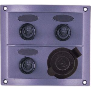 Αδιάβροχος Πινάκας Σκάφους με Αναπτήρα 109.4x97.2x13.5mm 01362-GR, Eval