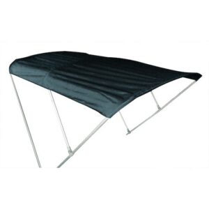 Τέντα Σκάφους Αλουμινίου Μ210xΠ210xΥ130εκ. Μαύρο Χρώμα 00624-21BK, Eval