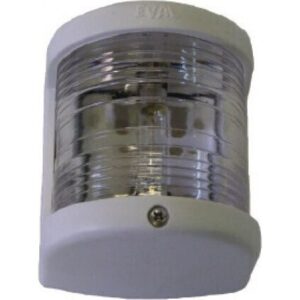 Φανός Εφίστιος Λευκός με Μαύρο Κέλυφος 2V/10W 12V/10W 225° 36x69.5mm 01312-BLED, Eval