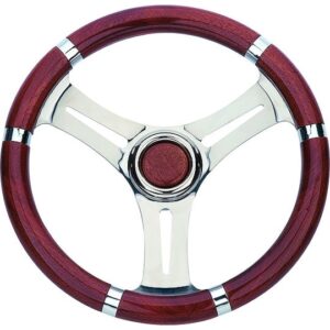 Τιμόνι Πολυουρεθάνης Διάμετρος 350mm 03544-WH, Eval