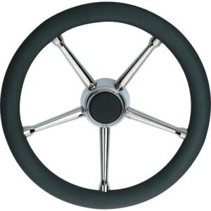 Τιμόνι Πολυουρεθανης Μαύρο 03548-BL, Eval - Image 1