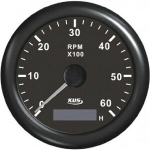 Στροφόμετρο Ψηφιακό Ωρόμετρο Μαύρο 6000RPM 04518-INOX, Eval - Image 1