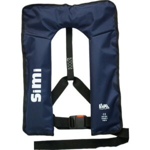 Simi Σωσίβιο Ζώνης Ενηλίκου φουσκωτο 150N Μπλε 04326-2, Eval