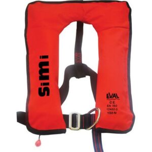 Simi Σωσίβιο Ζώνης Ενηλίκου φουσκωτο 150N Κόκκινο 04326-3, Eval - Image 1