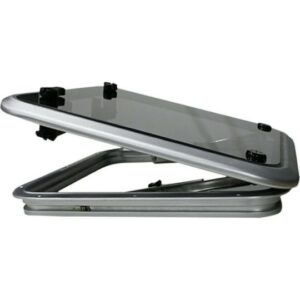 Καταπακτή Καταστρώματος Σκάφους Τετράγωνη Μ375xΠ375mm Ασημί Χρώμα 01733-35, Eval