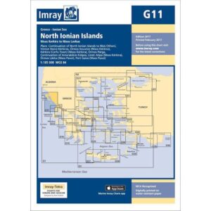 Ναυτικός Χάρτης G11 Βόρεια Επτάνησα 01893-02, Imray