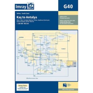 Ναυτικός Χάρτης G40 Κας έως Αττάλεια 01893-25, Imray
