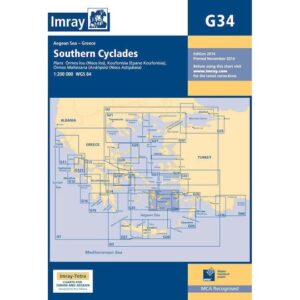 Ναυτικός Χάρτης G34 Νότιες Κυκλάδες 01893-19, Imray