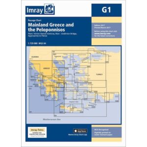 Ναυτικός Χάρτης G1 Ελλάδα και Πελοπόννησος 01893-01, Imray