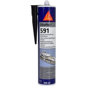 Σφραγιστική Σιλικόνη Sikaflex 591 Μαύρη 300ml 01755-97BK, Sika